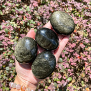 Gold Sheen Obsidian Palm Stones